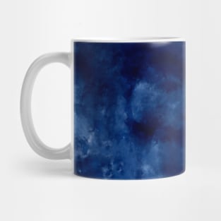 Navy Watercolor Mug